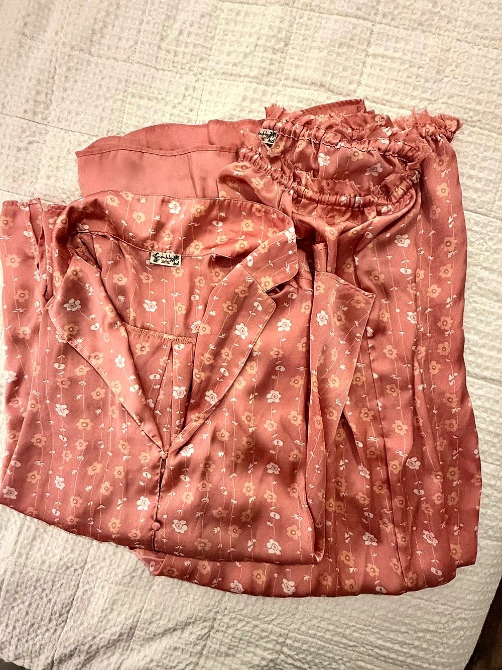 Free People Dreamy Days Pajama Set Floral Pajama Set XL